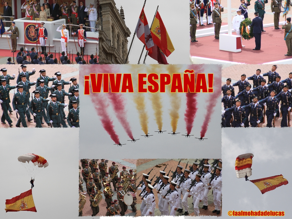 12 de Otubre fiesta Nacional de España o dia de la Hispanidad Viva_espana